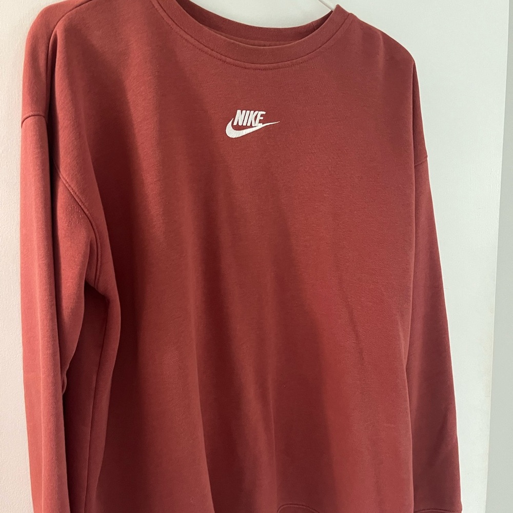 Nike Coral Sweatshirt with Logo